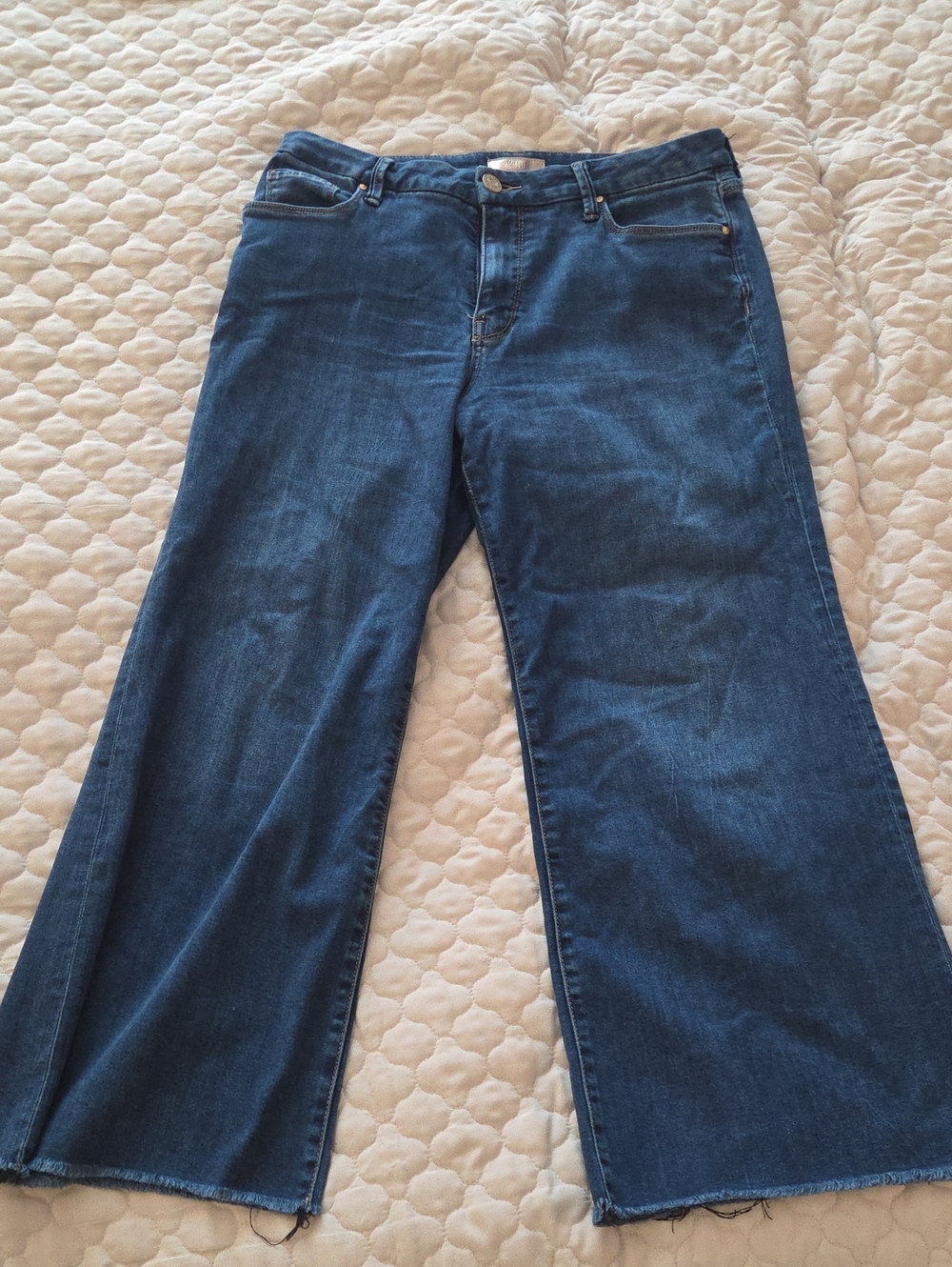 Kut from the Kloth Dark Blue Wide-Leg Jeans